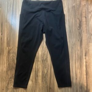 Tek Gear Jet Black Active Leggings
